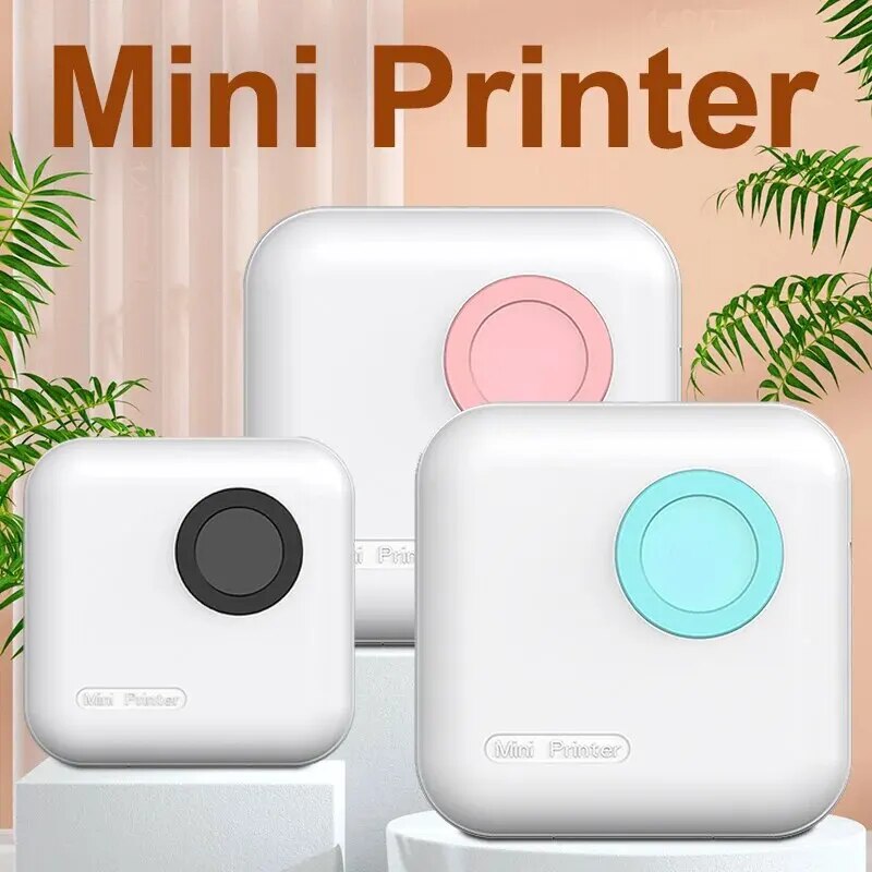 New Portable Mini Thermal Printer Bluetooth Inkless OCR Printing for Student Home Record Life Note Drawing Print Work with App